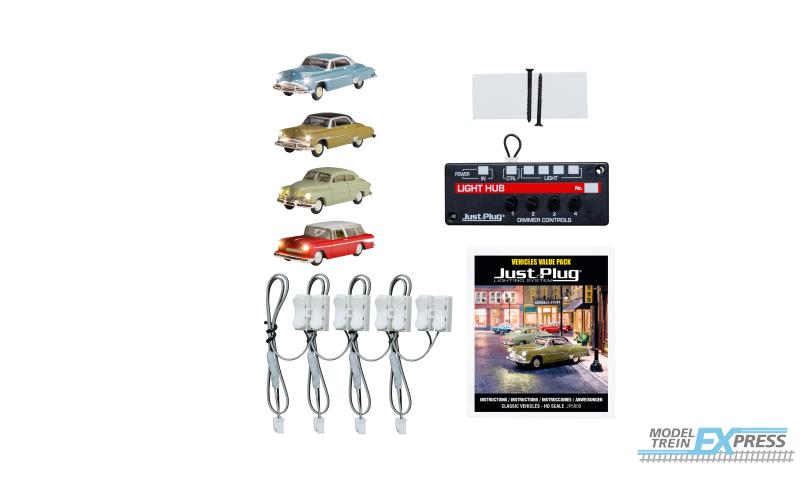Woodland JP5908 Classic Vehicles (4 types, 1 each) Value Pack