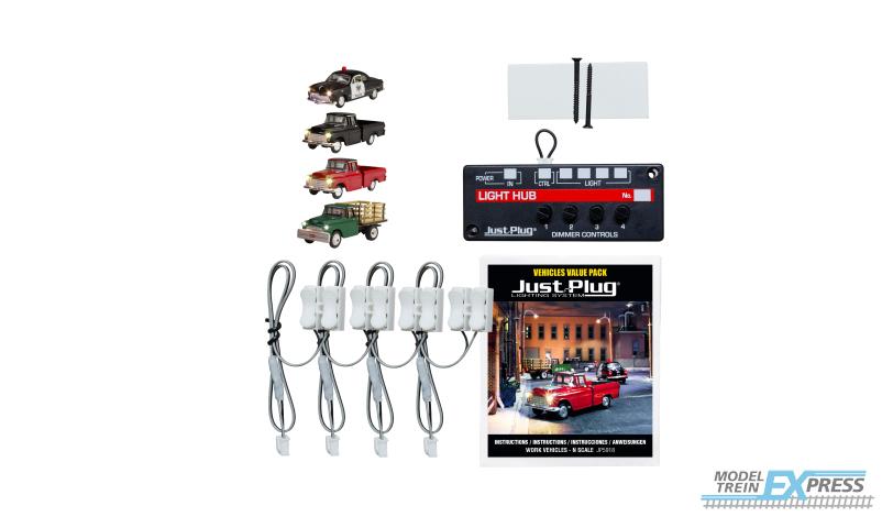Woodland JP5918 Work Vehicles (4 types, 1 each) Value Pack