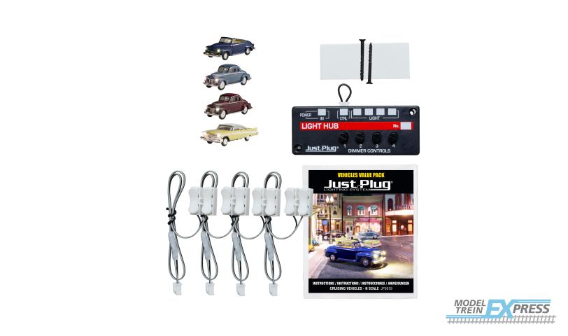 Woodland JP5919 Cruising Vehicles (4 types, 1 each) Value Pack
