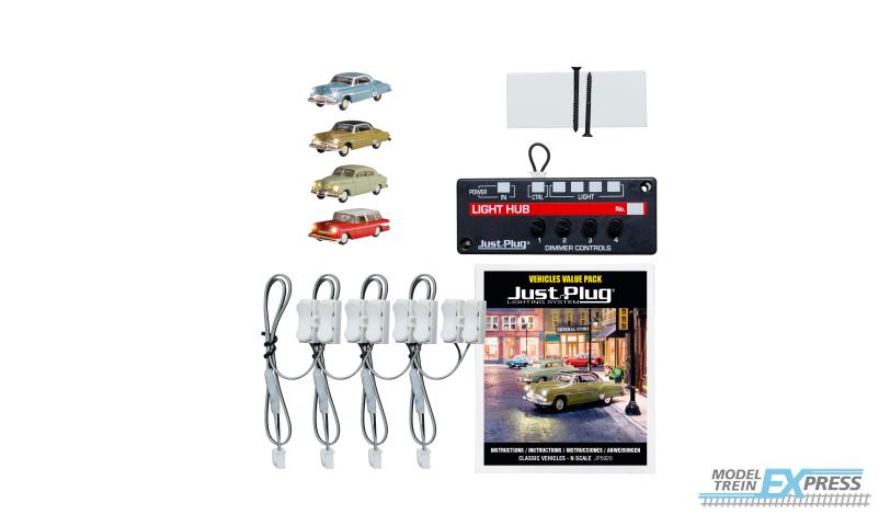 Woodland JP5920 Classic Vehicles (4 types, 1 each) Value Pack
