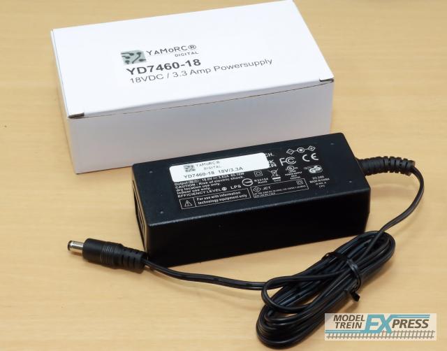 YaMoRC YD7460-18 Netvoeding 18V DC / 60 Watt (geschikt voor H0)