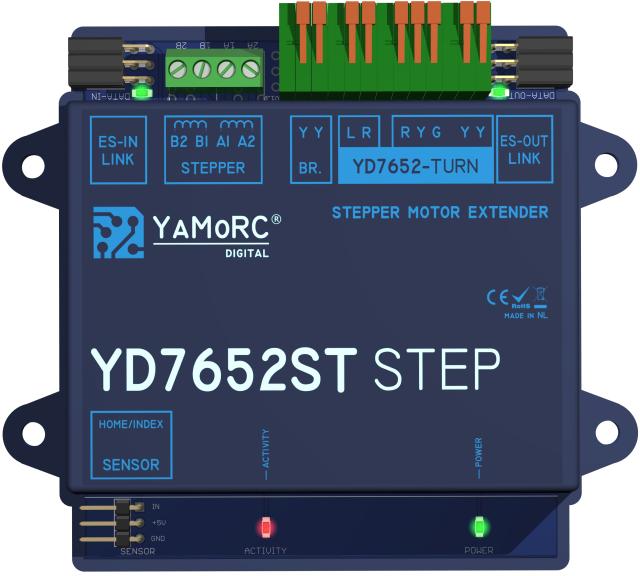 YaMoRC YD7652ST-STEP Module voor het aansluiten van draaischijven met stepper-motor
