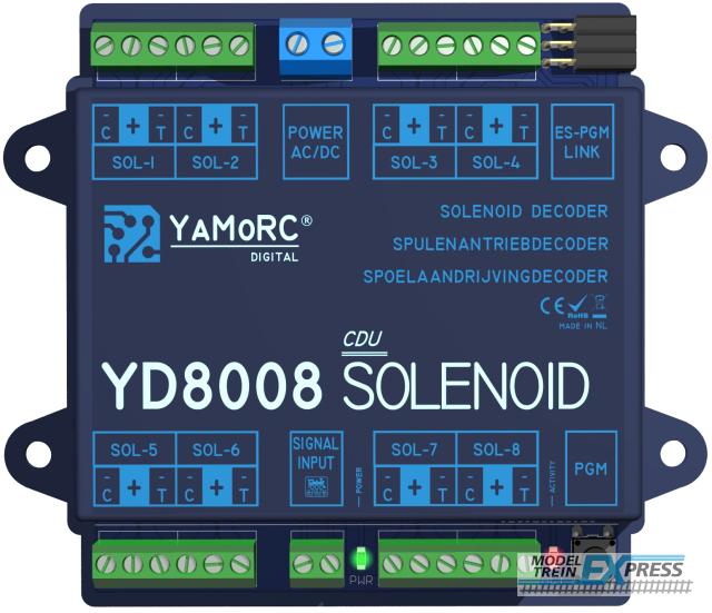 YaMoRC YD8008 Wisseldecoder voor 8 spoelenaandrijvingen