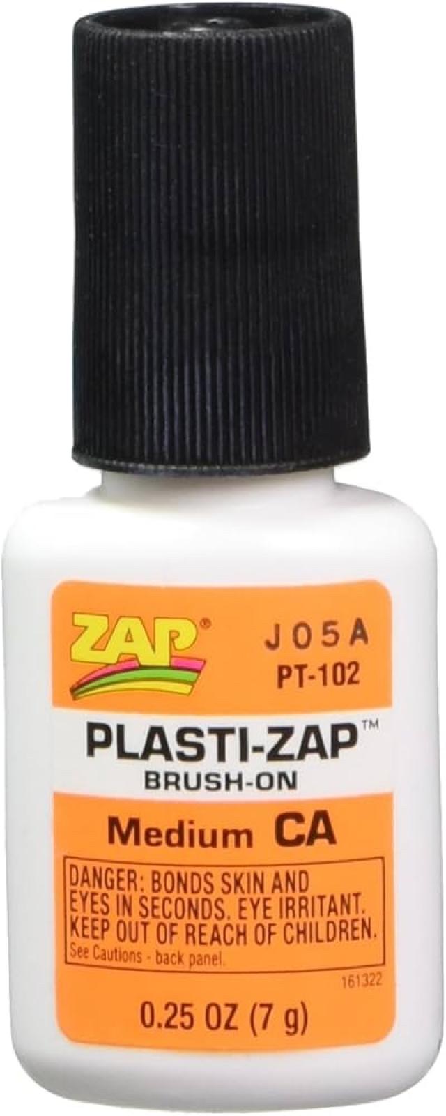 ZAP (lijm) PT102 ZAP BRUSH-ON PLASTI-ZAP       1/4OZ