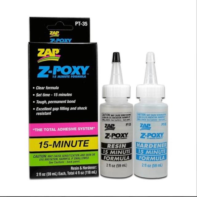 ZAP (lijm) PT35 ZAP 15 MINUTE Z-POXY            4OZ