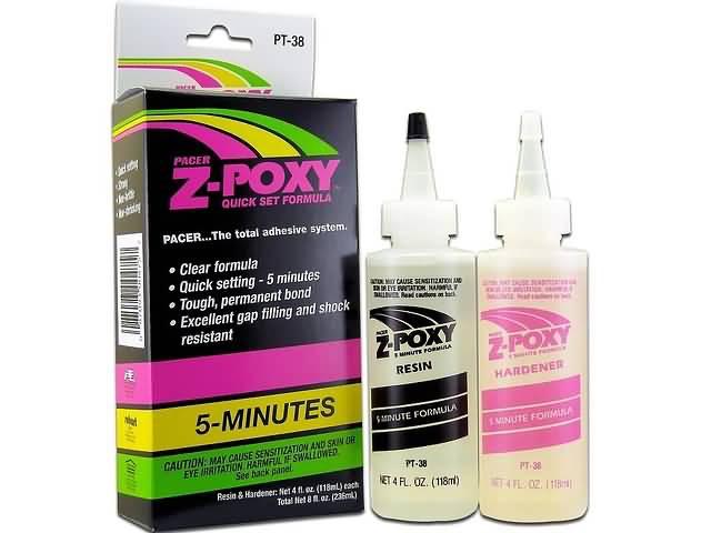 ZAP (lijm) PT38 ZAP 5 MINUTE Z-POXY             8OZ